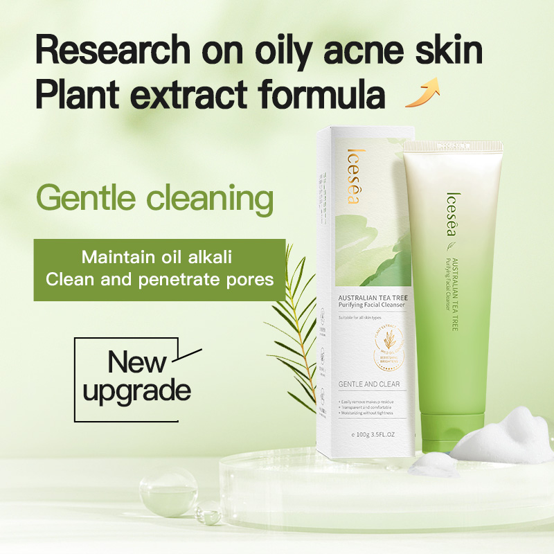 Australian Tea Tree Cleanser for Oily Skin, Facial Oil Control, Deep Cleansing for Men and Women(pic1)