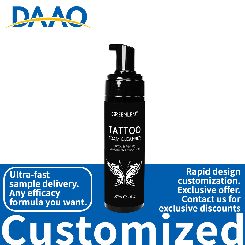 OEM Tattoo Aftercare Products Foaming Skin Cleanser Custom Logo for Tattoo Parlor Wholesale(pic4)