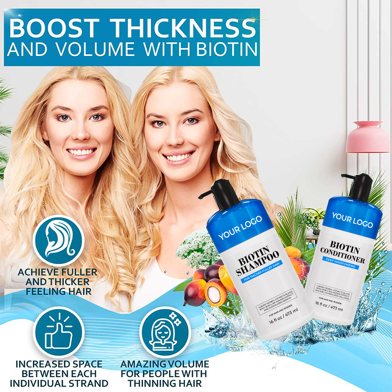 Organic Anti-Loss Biotin Hair Shampoo Cream Natural Hair-Repairing Nourishing Refreshing Formula Hair-Loss Prevention(pic1)