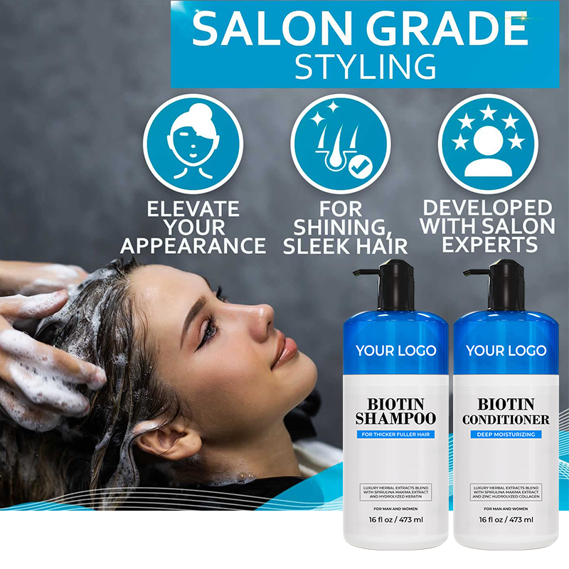 Organic Anti-Loss Biotin Hair Shampoo Cream Natural Hair-Repairing Nourishing Refreshing Formula Hair-Loss Prevention(pic5)