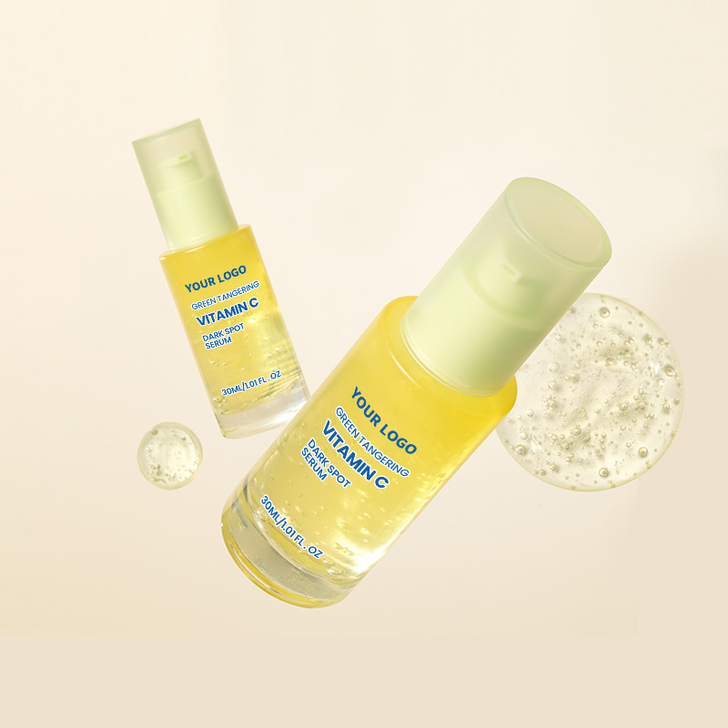 Wholesale Green Tangerine Vitamin C Serum for Dark Spot Care Age Repair Brightening Reduce Wrinkle(pic6)
