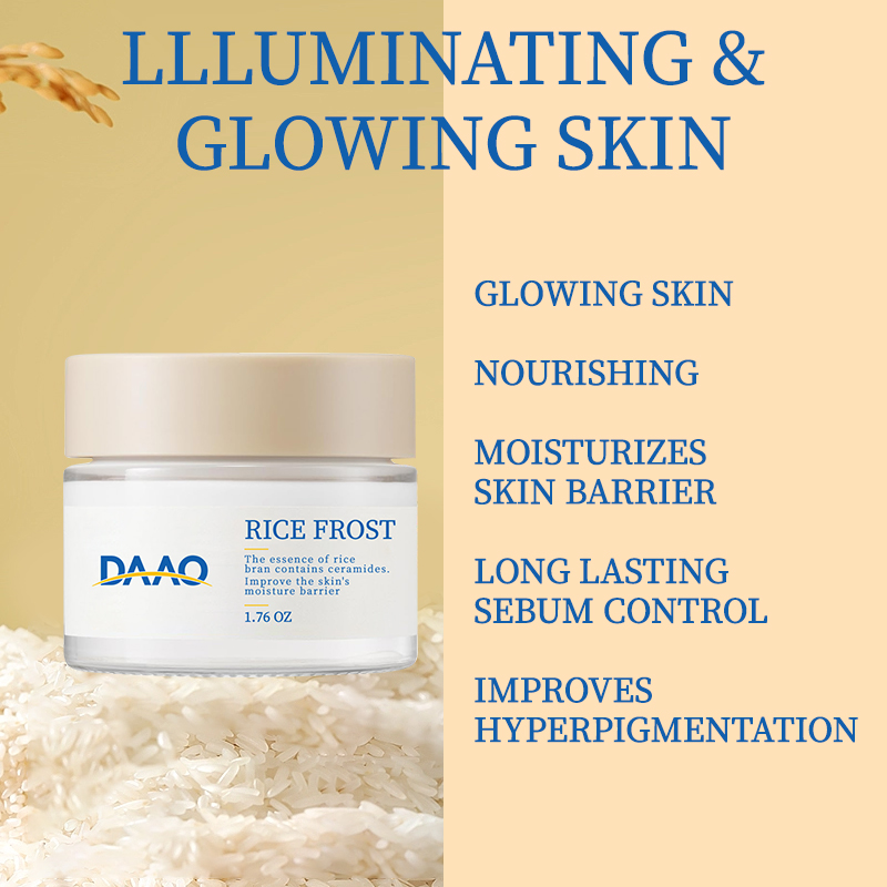 Wholesale Rice Bran Cream With Ceramide Essence for Moisturizing Smoothing Skin Barrier Skin Tone(pic3)