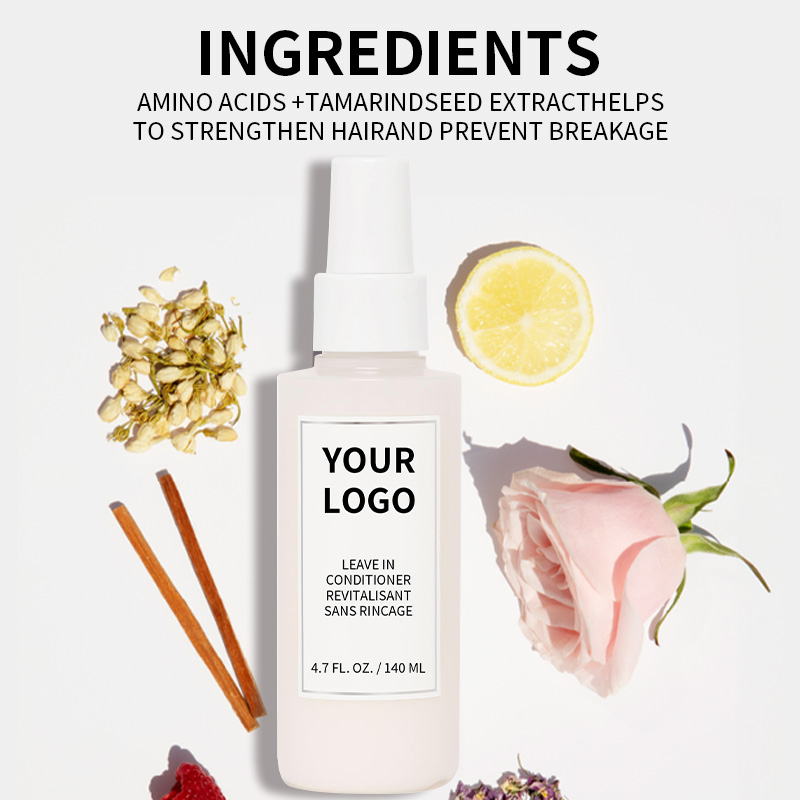 GREENLEM Organic Hair Care Leave-in Conditioner Private Label Hydrating Smoothing Detangling Shiny Heat Protection Spray for All(pic4)