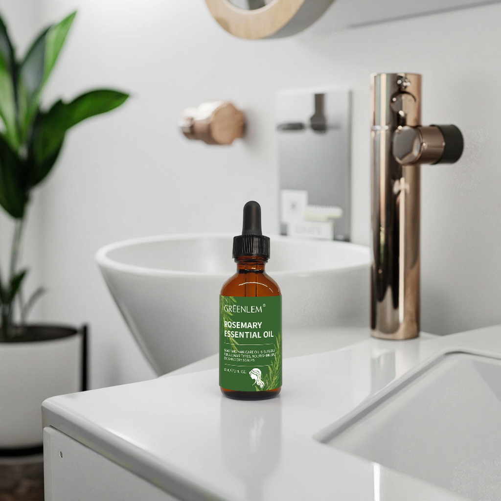 Hot Sale 100% Natural Rosemary Hair Oil for Curly Hair Growth and Scalp Care with Smoothing Feature(pic2)