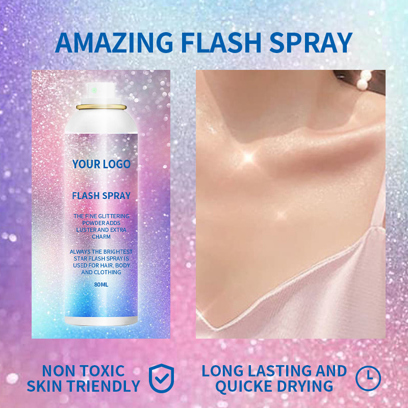 Wholesale Glitter Hair Spray Shimmer Powder for Parties Cosplay & Festival Safe & Non-Toxic (10 Colors)(pic2)