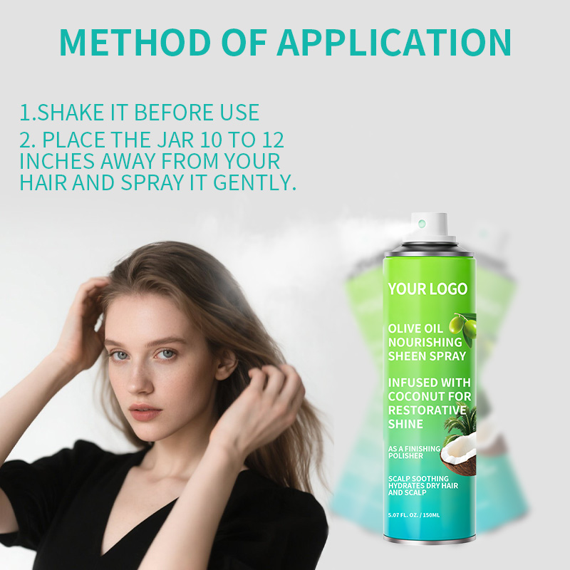 Wholesale Professional Hair Shine Spray, Frizz Control, Long-Lasting Shine for Salons & Retail(pic2)