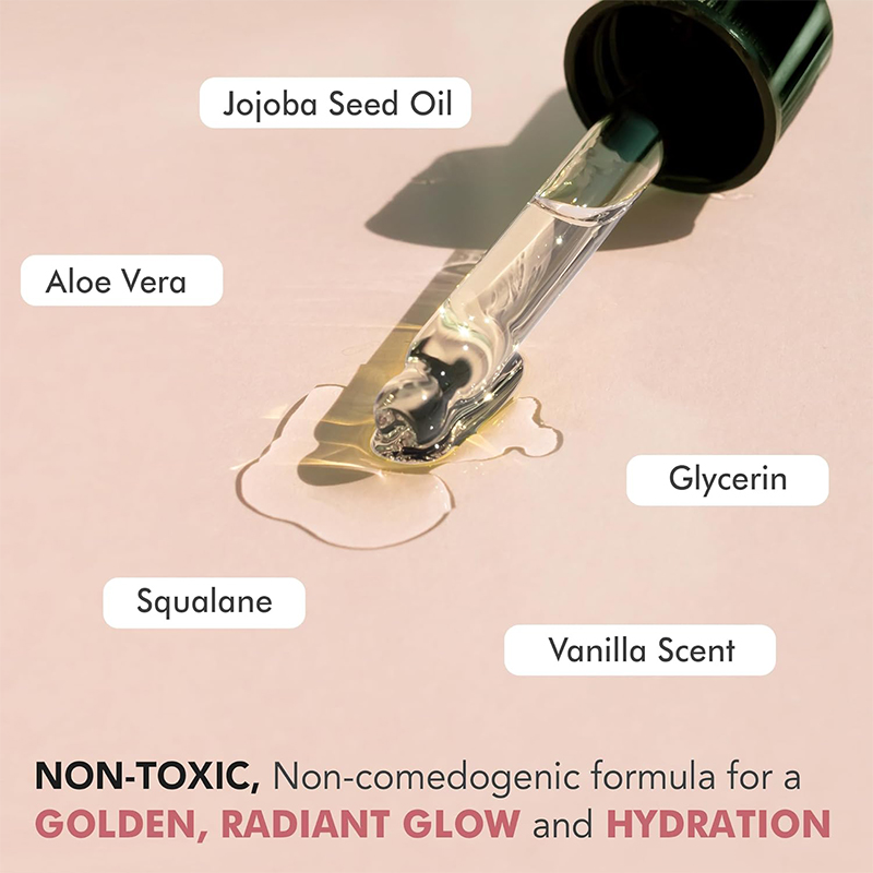 Medium Face Tanning Drops to Add to Lotion, Moisturizing Bronzing Drops for Face & Body, Self Tanning Drops Serum(pic2)