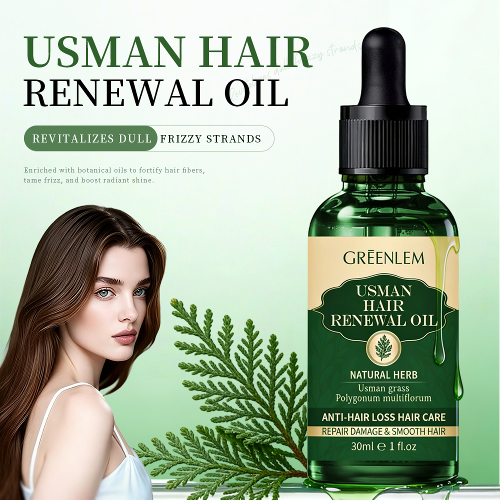 OEM/ODM Customized Natural Usman Hair Oil for Hair Growth & Care, Wholesale for Export(pic1)