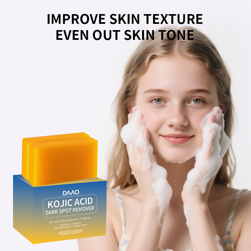 Wholesale Fresh Scent Whitening Smoothing Kojic Acid Soap Dark Spot Remover for Multi-Position Use(pic4)