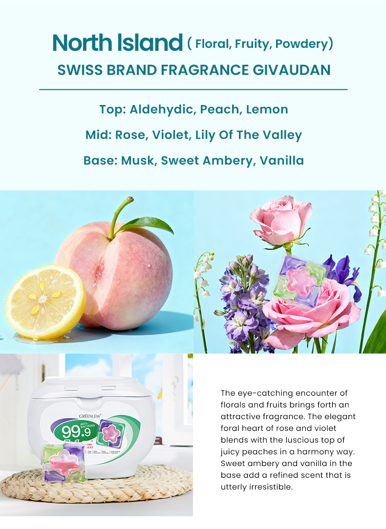 High Quality 5-in-1 Satin Removal DisposableDetergent Capsules Biodegradable Laundry Pods folApparel OEM Private Label Solid(pic4)