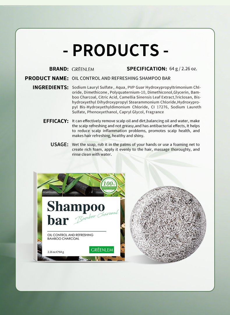GreenLem SOAP OIL CONTROL and REFRESHINGBAMBOO CHARCOAL(pic6)