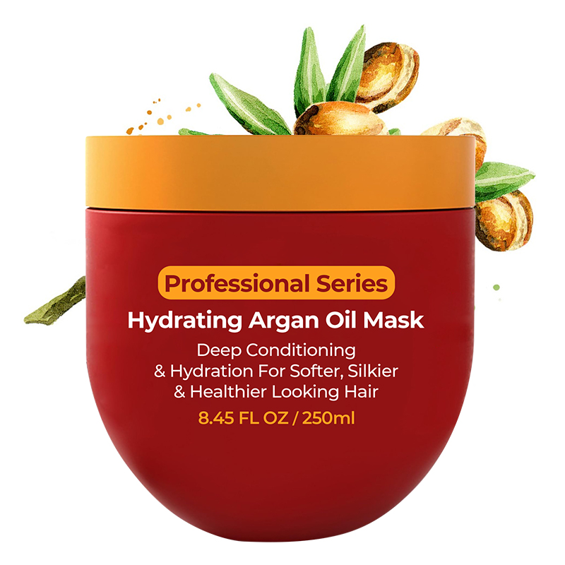 GreenLem Organic Argan Oil Hair Mask Natural Hydrating Deep Conditioner for Damaged Hair Hair-Repairing Feature(pic7)