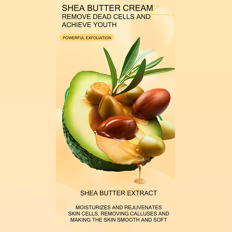 GreenLem Herbal Foot Care Massage Scrub & Exfoliating Cream with Shea Butter Gentle Exfoliation & Soothing Foot Revitalization(pic2)