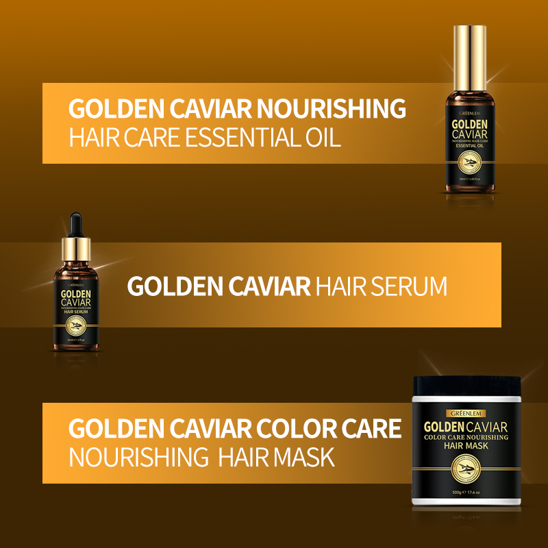GreenLem Golden Caviar Anti-Dandruff Hair Shampoo Set Champu Para Cabello Natural Scalp Care Smoothing Shampoo for Damaged Hair(pic4)