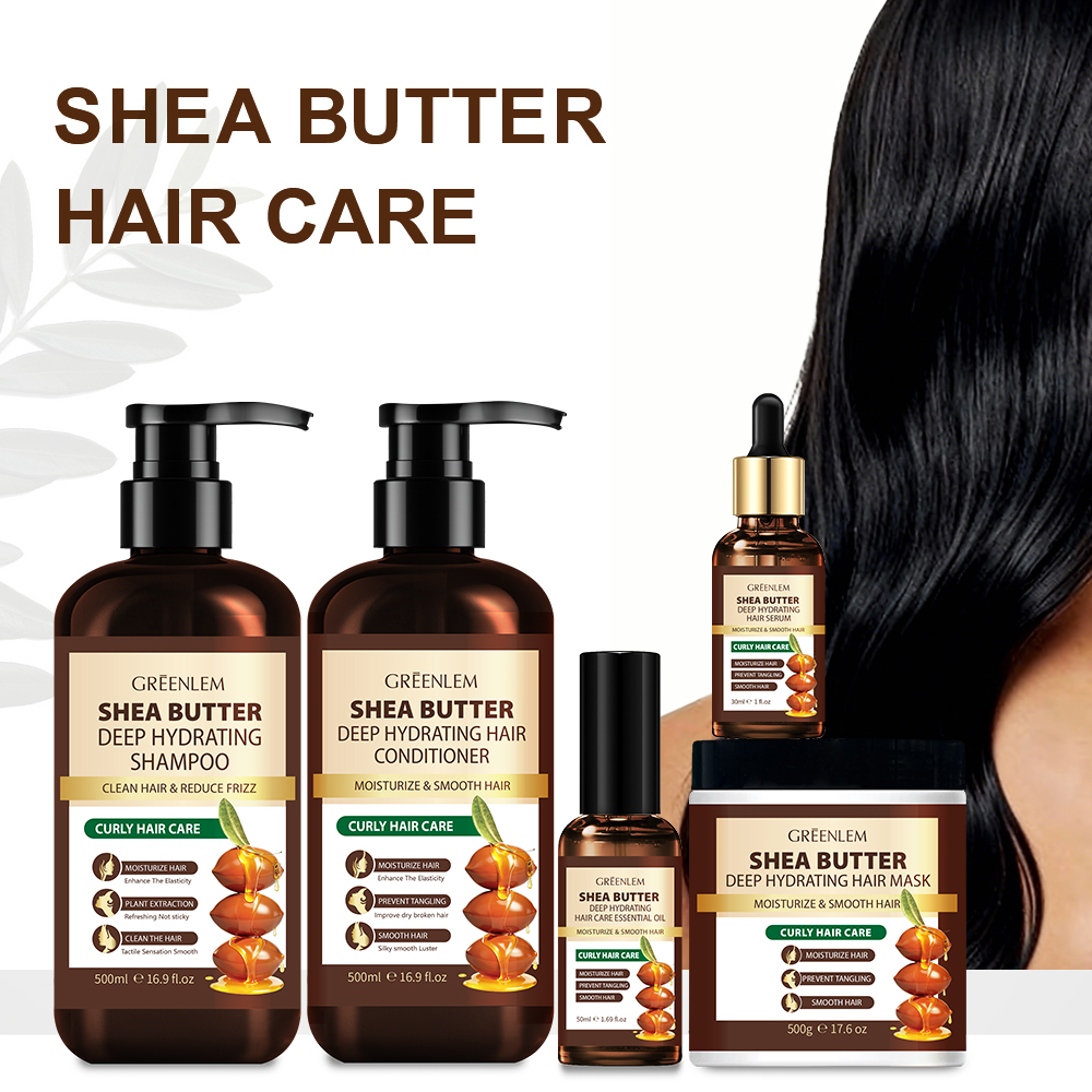 GreenLem Hair Care Product Set with Nourishing Feature Cream Form Straightener for Curly Hair(pic5)