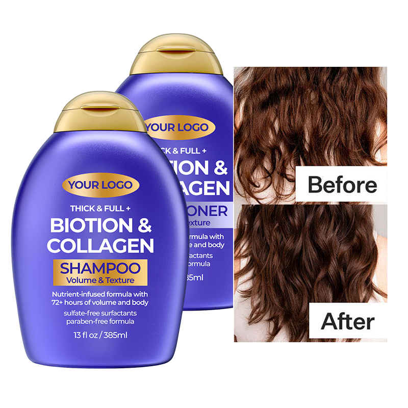 GreenLem BIOTION &COLLAGEN Cream Shampoo & Conditioner Set with for Silky Smoothness Oil-Control Hair-Loss Prevention(pic8)