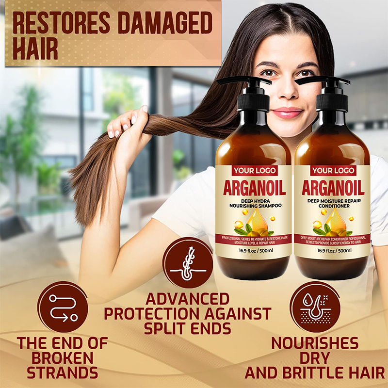 GreenLem ARGANOIL DEEP HYDRA NOURISHING SHAMPOO Set(pic5)