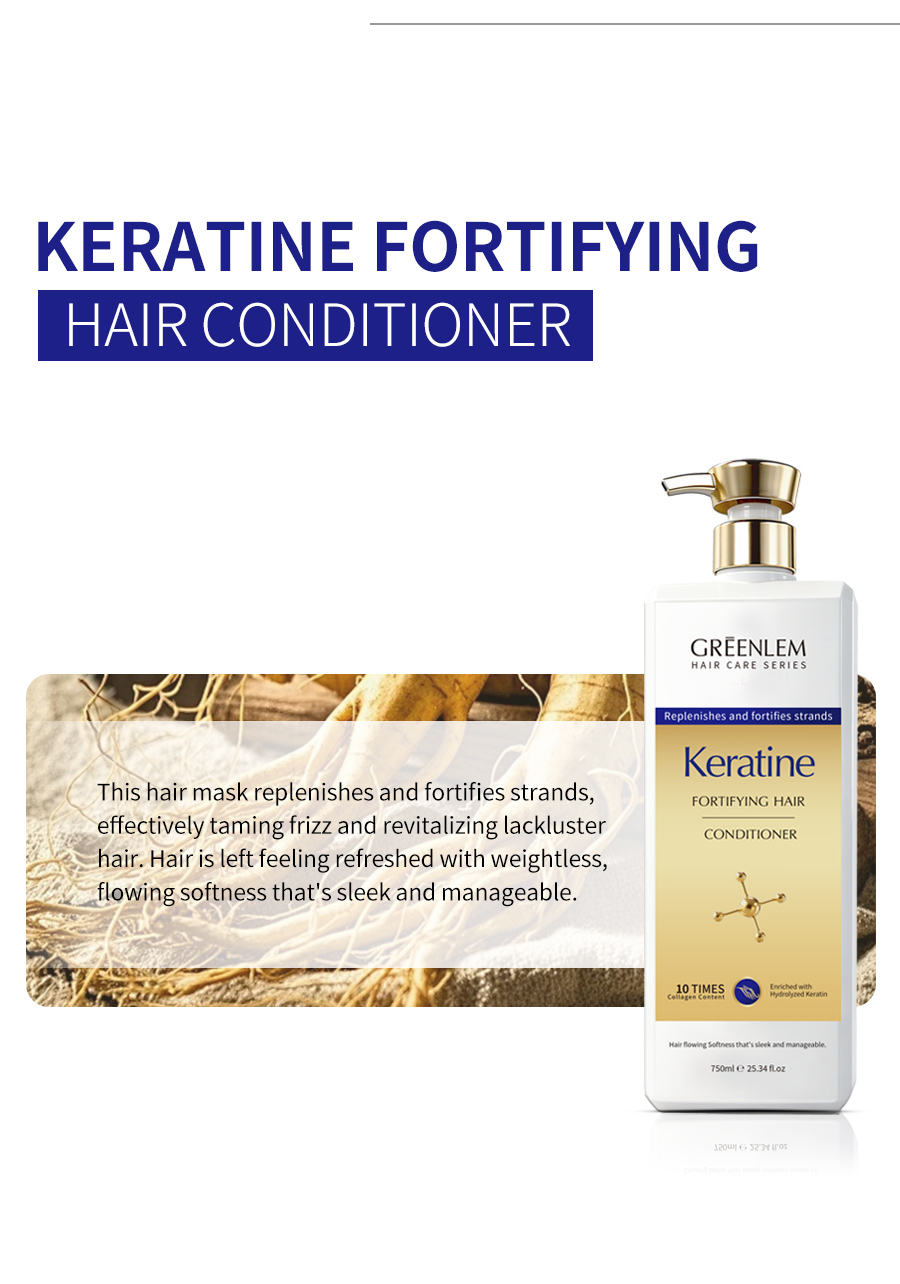 GreenLem Keratin Hair Care Set Gel Smoothing Nourishing Frizz Control Lightening Refreshing Brightening Organic Professional(pic4)