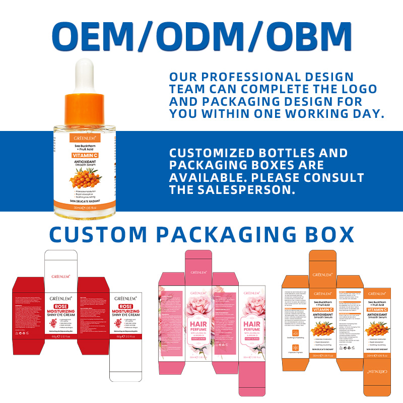 OEM Private Label Sea Buckthorn Vitamin C Skin Care Serum for Daily Skin Nourishment(pic3)