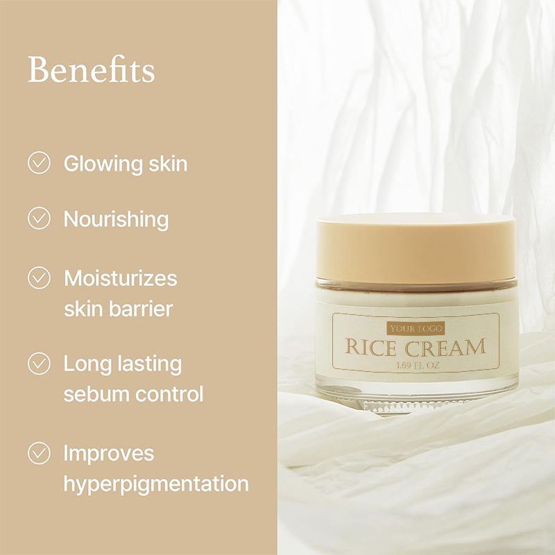 Korea Skin Care Beauty Product Rice Skin Whitening 41% Rice Bran Serum Face Hydrating Rice Face Cream(pic2)