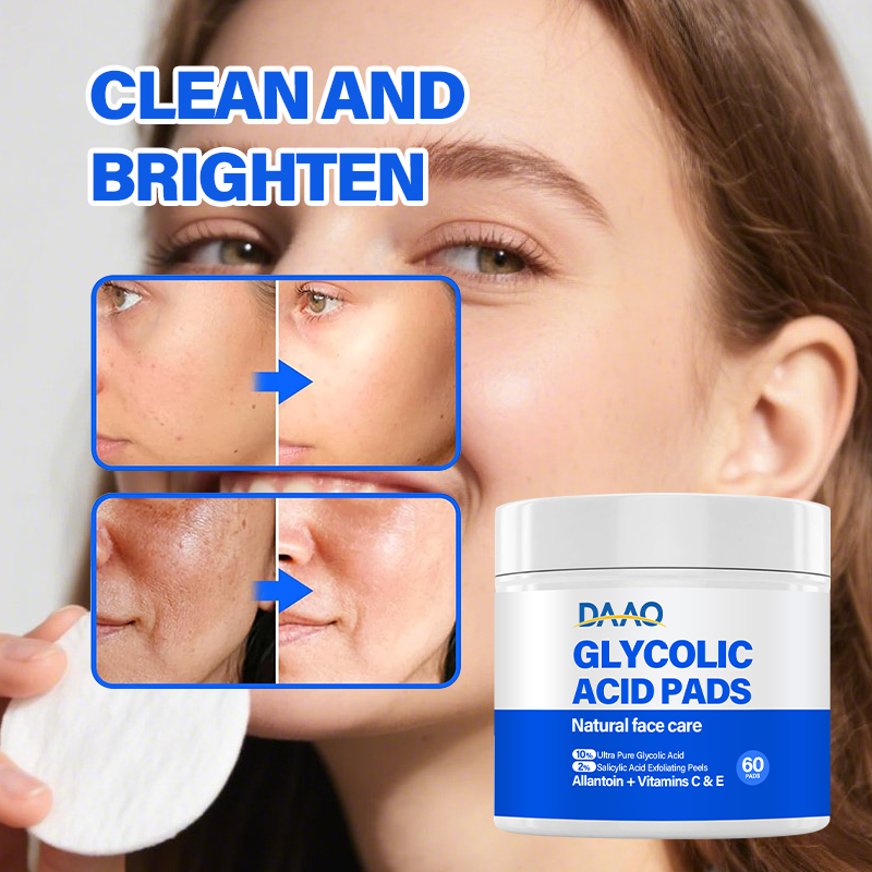 Private Label Salicylic Acid & Vitamin C Resurfacing Pads Exfoliating Peel Moisturizing Pads for Face Radiant Skin Renewal(pic6)