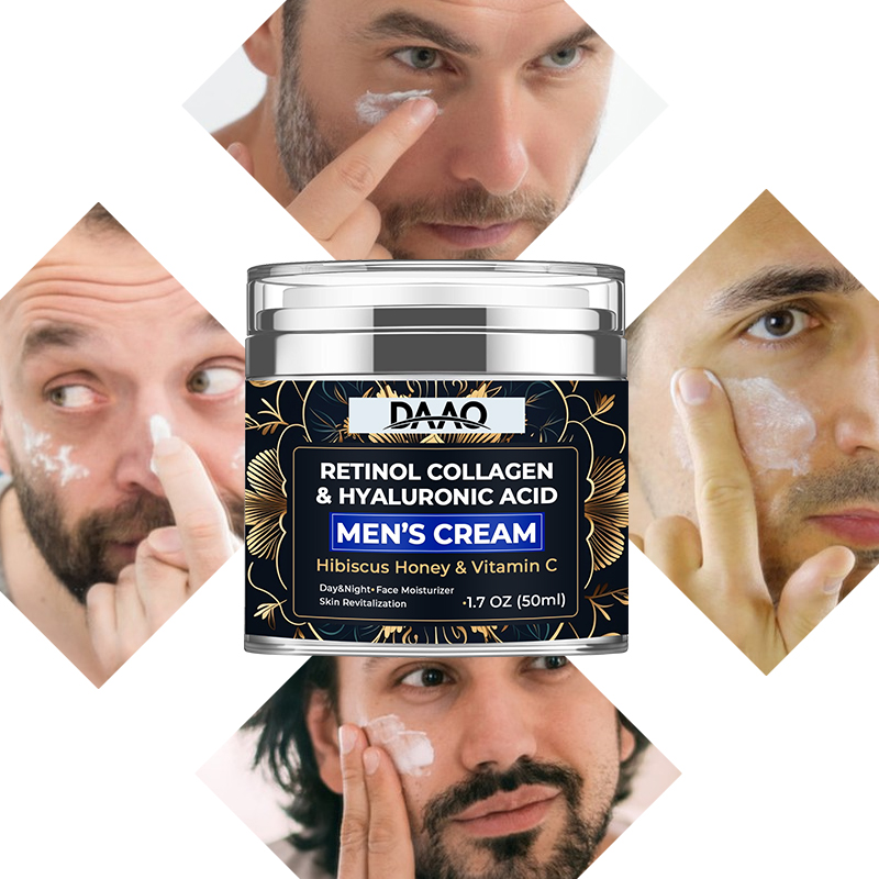 Wholesale Collagen RetinolUnder the Eyes Mens Cream Care for Face with Hibiscus Honey, Hyaluronic Acid, Vitamin C(pic4)