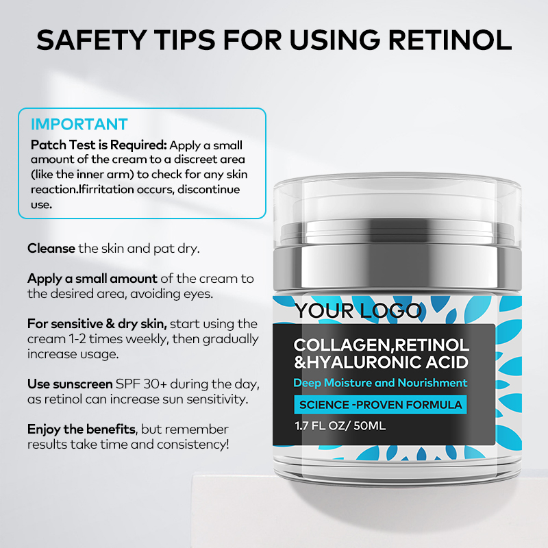 Customized Korean Beauty Retinol Hyaluronic Acid Collagen Firming Skin Cream to Prevent Fine Lines for Glowing Skin(pic6)