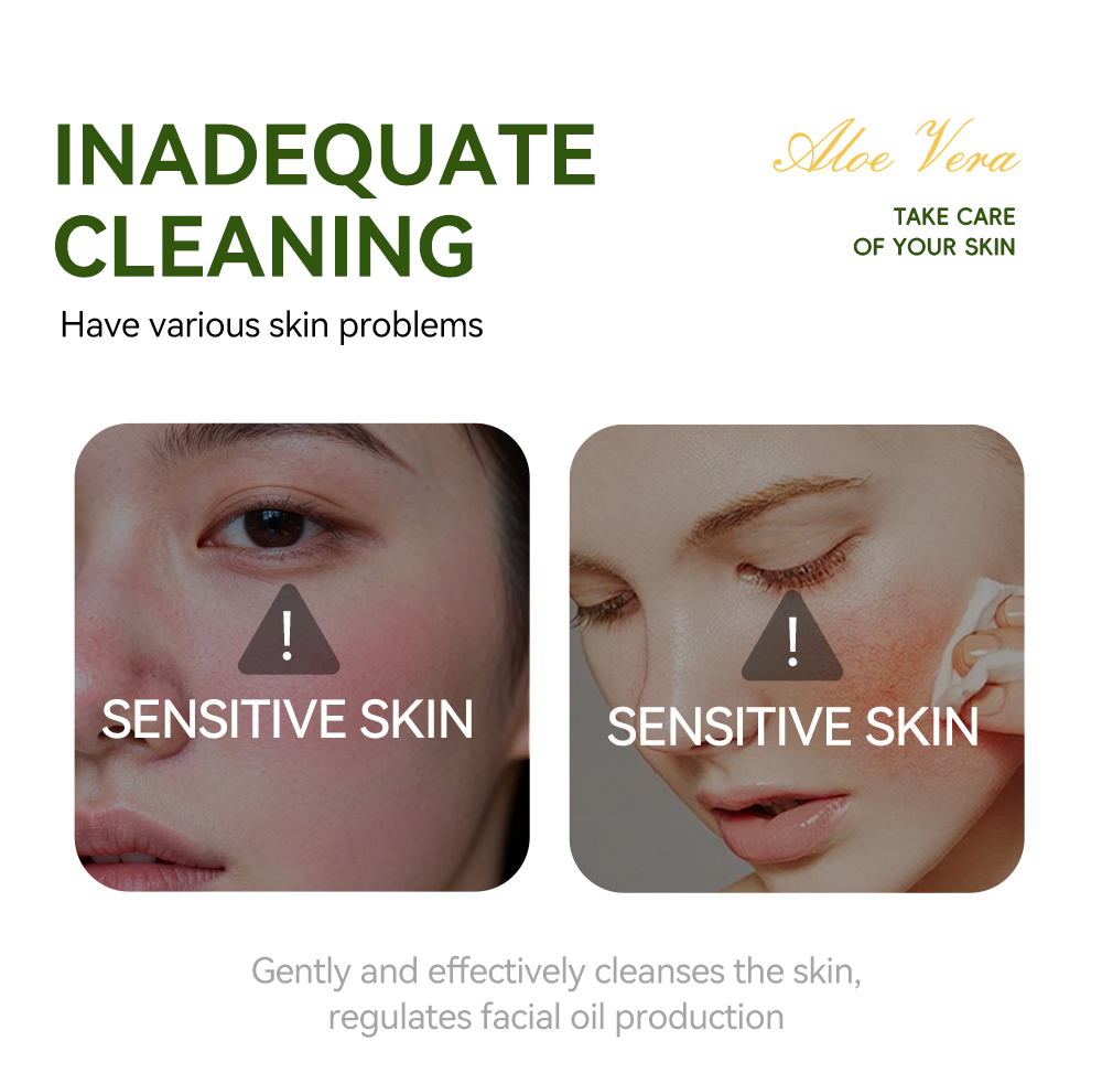 GreenLem ALOE VERAAloe Vera Cleansing Face Mousse(pic2)