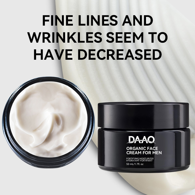 MenS Organic Face Cream Moisturizer With Sqaulane for Dry, Sensitive & Normal Skin Facial Skincare(pic4)