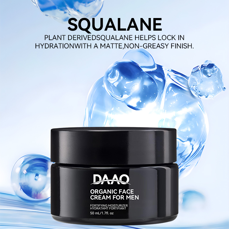 MenS Organic Face Cream Moisturizer With Sqaulane for Dry, Sensitive & Normal Skin Facial Skincare(pic6)