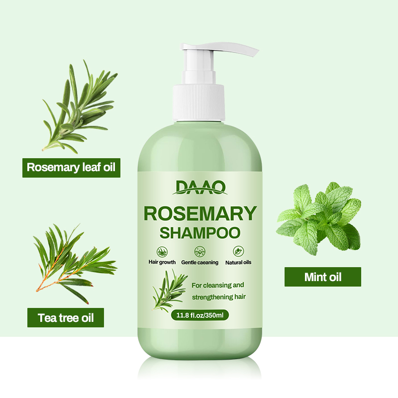 Tea Tree Oil and Biotin Repair Brittle Hair, Scalp Cleanse, Soothes Itchy Scalp, Rosemary Hair Growth Shampoo (350ml)(pic2)