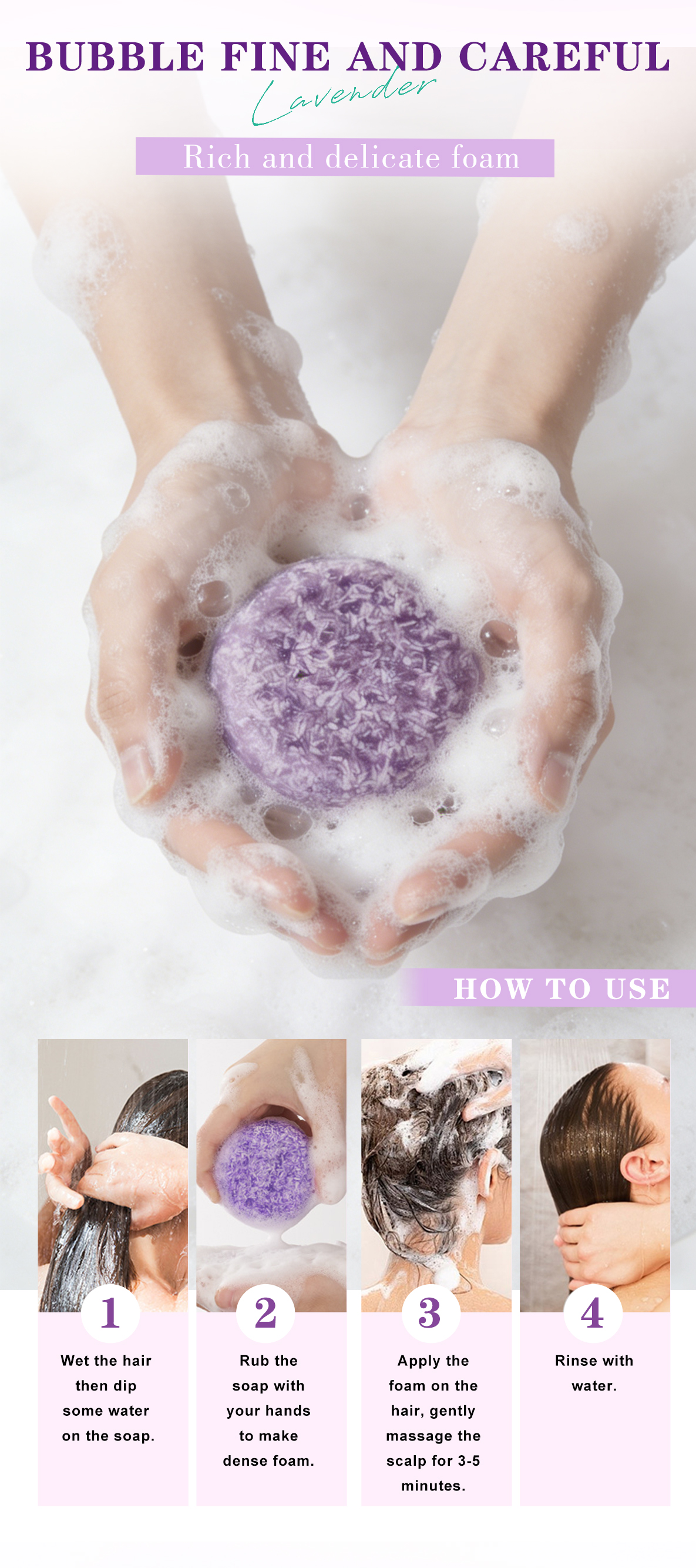 GreenLem Soap DANDRUFF REMOVAL and IICH RELEFLAVENDER(pic6)