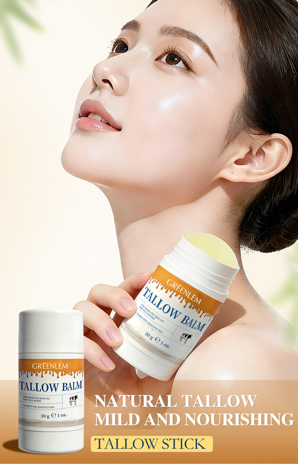 Greenlem TALLOW BALM Natural Beef Fat,Gently Nourishing(pic2)