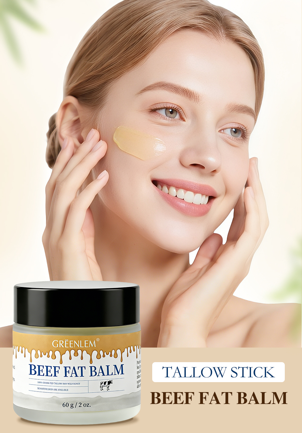 GreenlemTALLOW STICK BEEF FAT BALM(pic1)