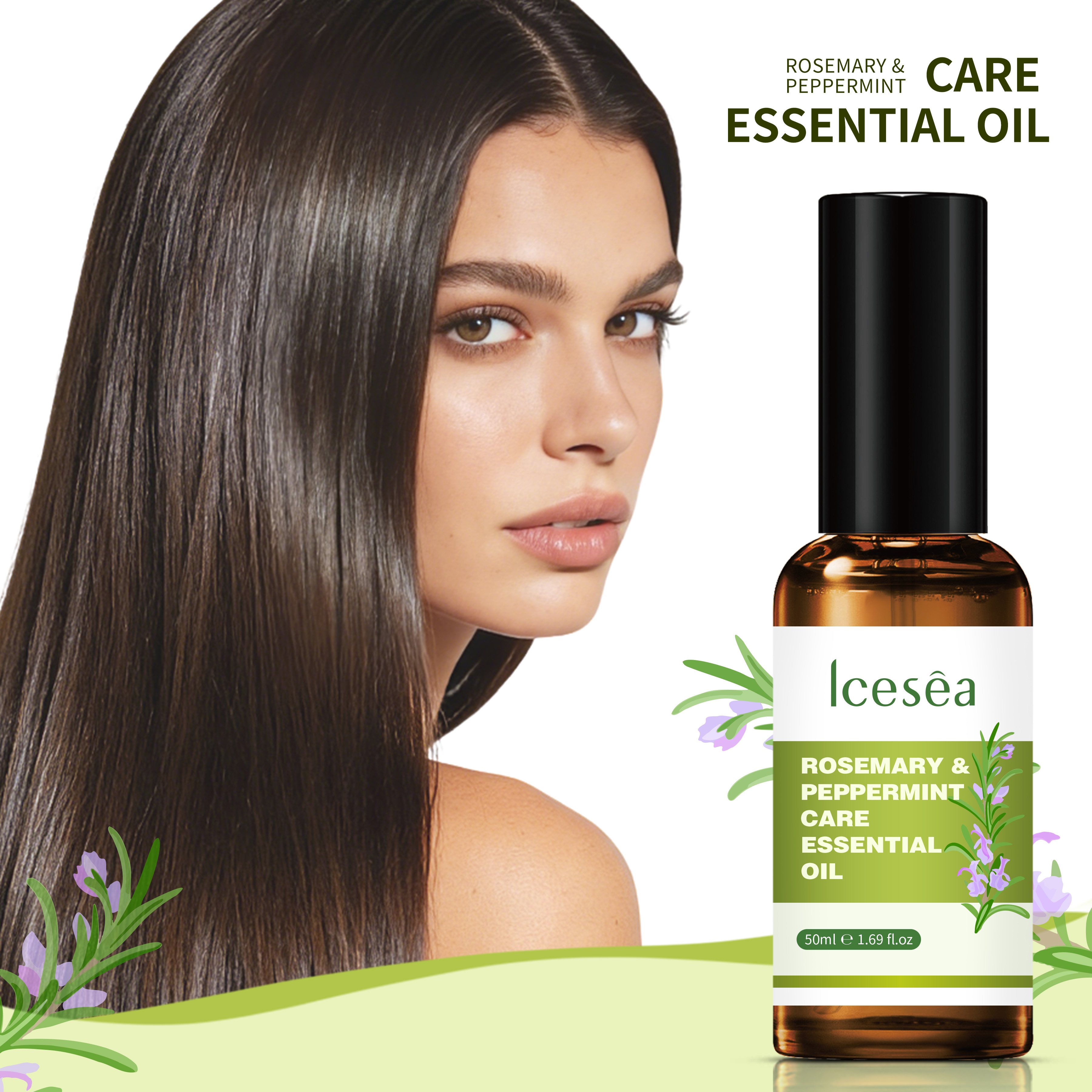 Icesea Rosemary and Mint Hair Essential 
