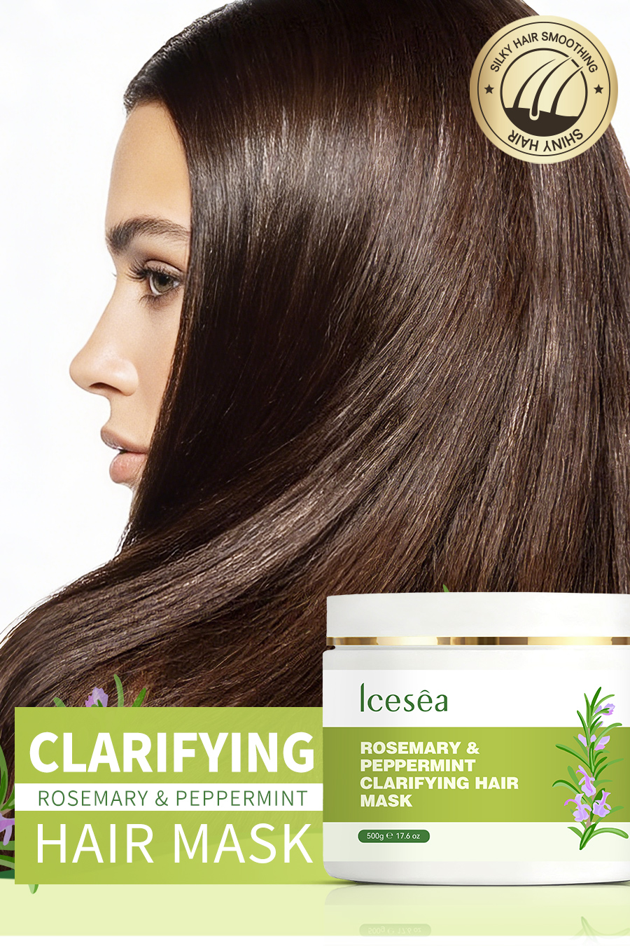 Icesea Rosemary and Mint Hair Treatment Repair Damaged Hair(pic1)