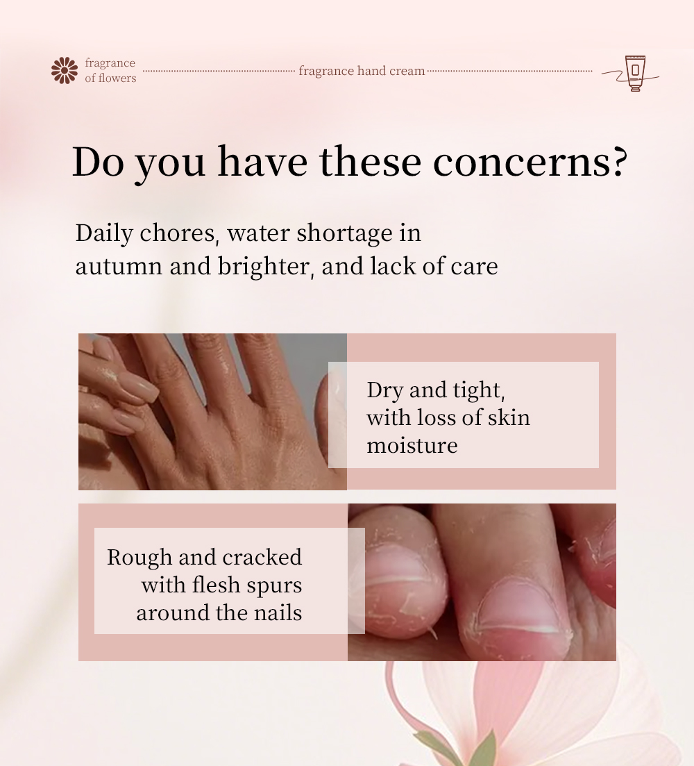 Icesea High Moisturizing Floral Hand Cream with Nourishing & Softening Formula for Smooth Skin Daily Hydration(pic2)