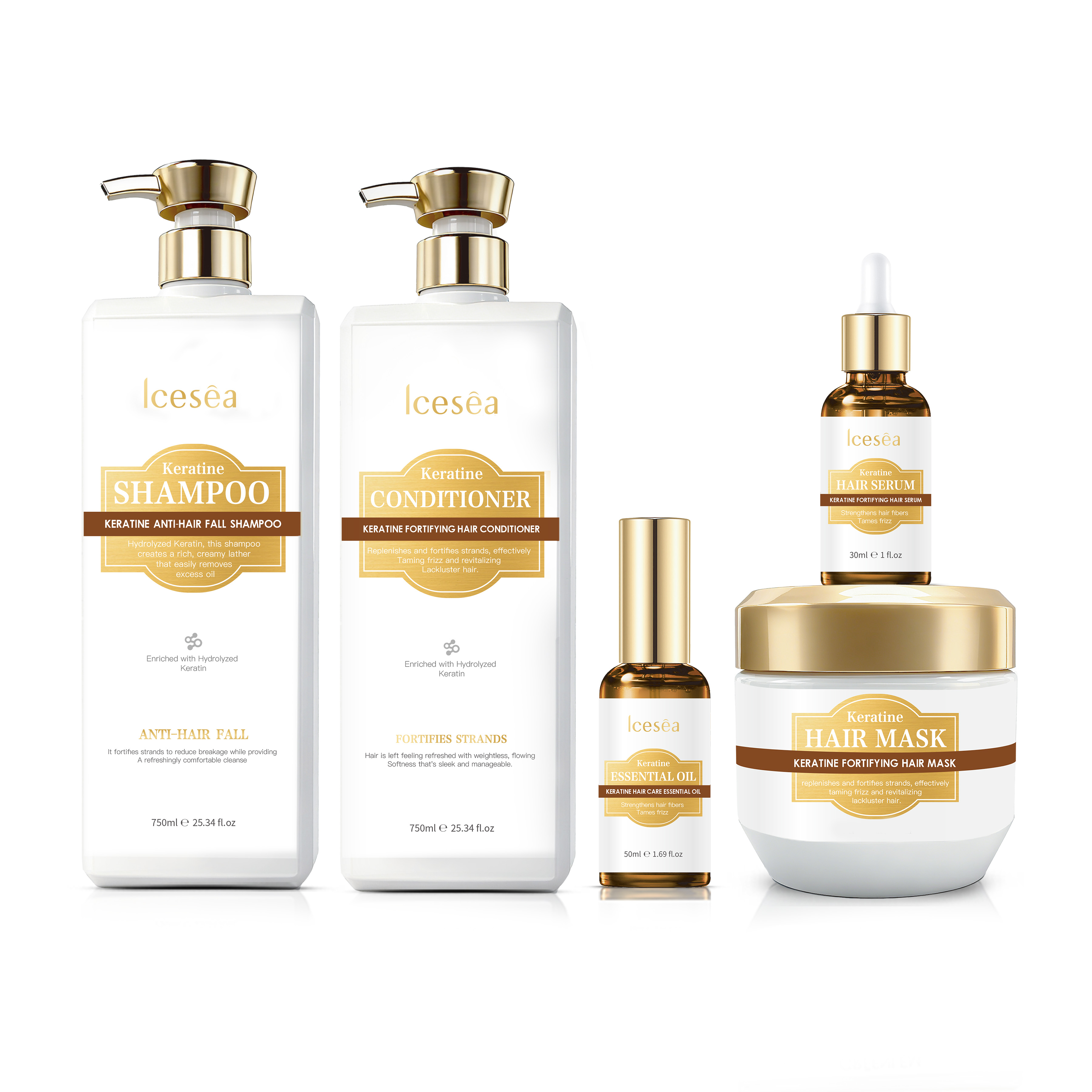 OEM:Icesea Keratin Hair Care S