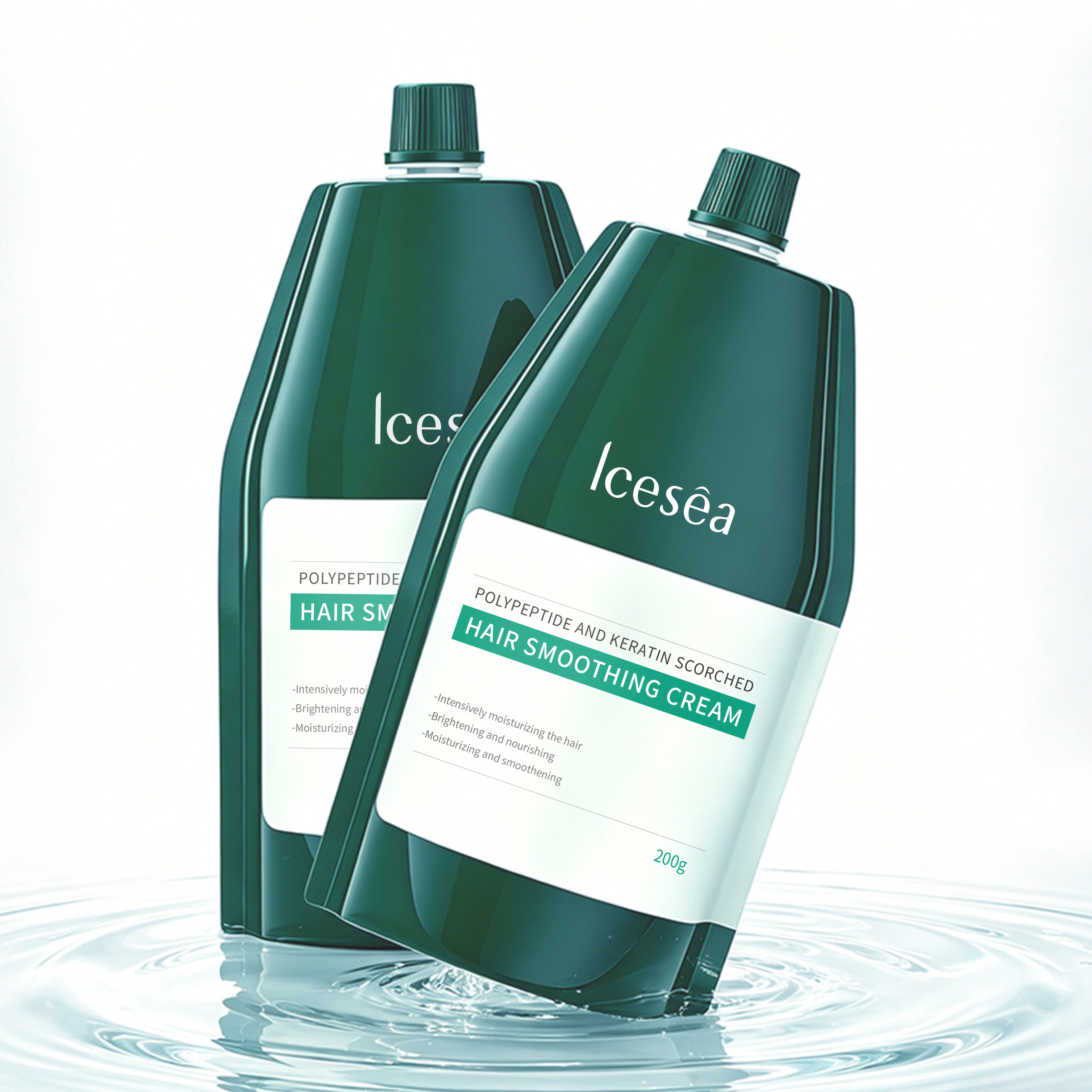 Icesea Polypeptide Keratin Hair Smoothing Cream, Repairing Moisturizing Hair Care for All Hair Types(pic5)