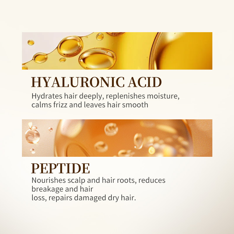 OEM Multi Peptide Anti Hair Loss Serum Hair Thickening Density Booster Scalp Nourishing Strengthening for Thin Hair(pic4)