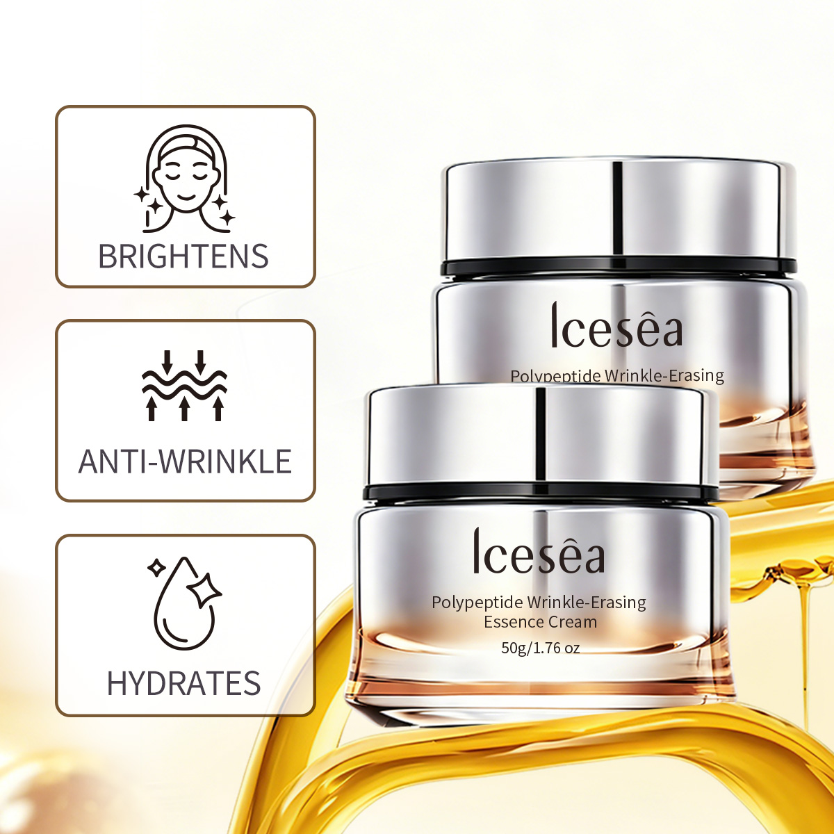 Peptide & ARBUTIN SNAIL COLLAGEN Moisturizing Firming Cream for All Skin Types-OBM (Original Brand Manufacturing)(pic3)