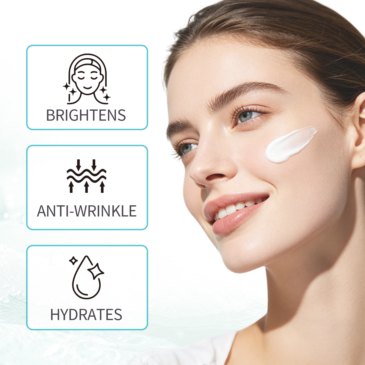 OEM Private Label Peptide Snail Secretion Filtrate Collagen Face Firming Lifting Restoring Cream for Wrinkles Care(pic3)