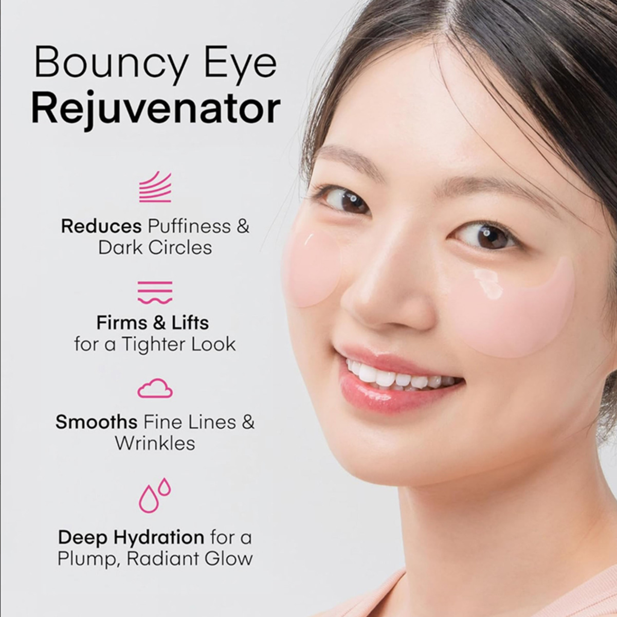Collagen Multi-Peptide Eye Gel Patches Anti-Aging Firming Hydrating Under Eye Mask for Dark Circles Puffiness(pic4)
