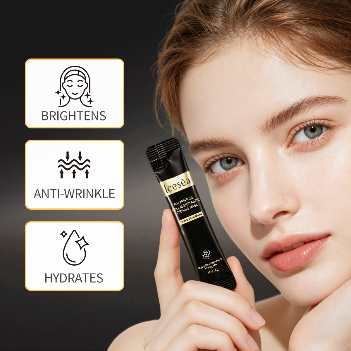 OEM Private Label Peptide Collagen Firming Face Mask | Wholesale Custom Skincare Manufacturer(pic3)