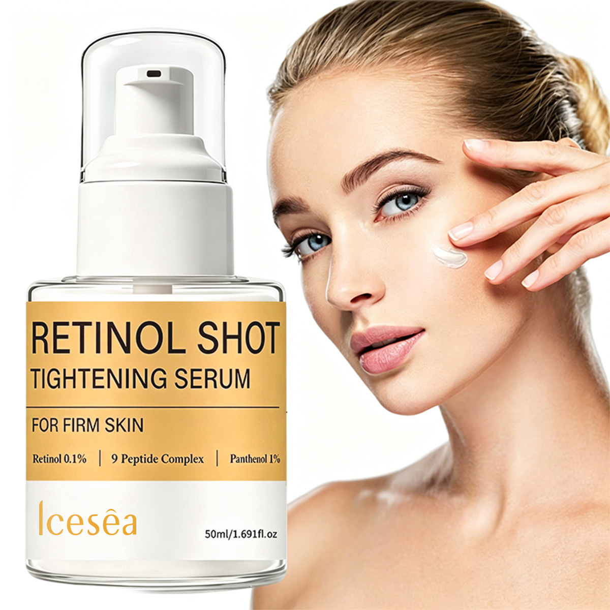 Private Label Retinol Firming Serum Age Defying for Sagging Skin Fine Lines Wrinkles OEM Manufacturer Wholesale(pic1)