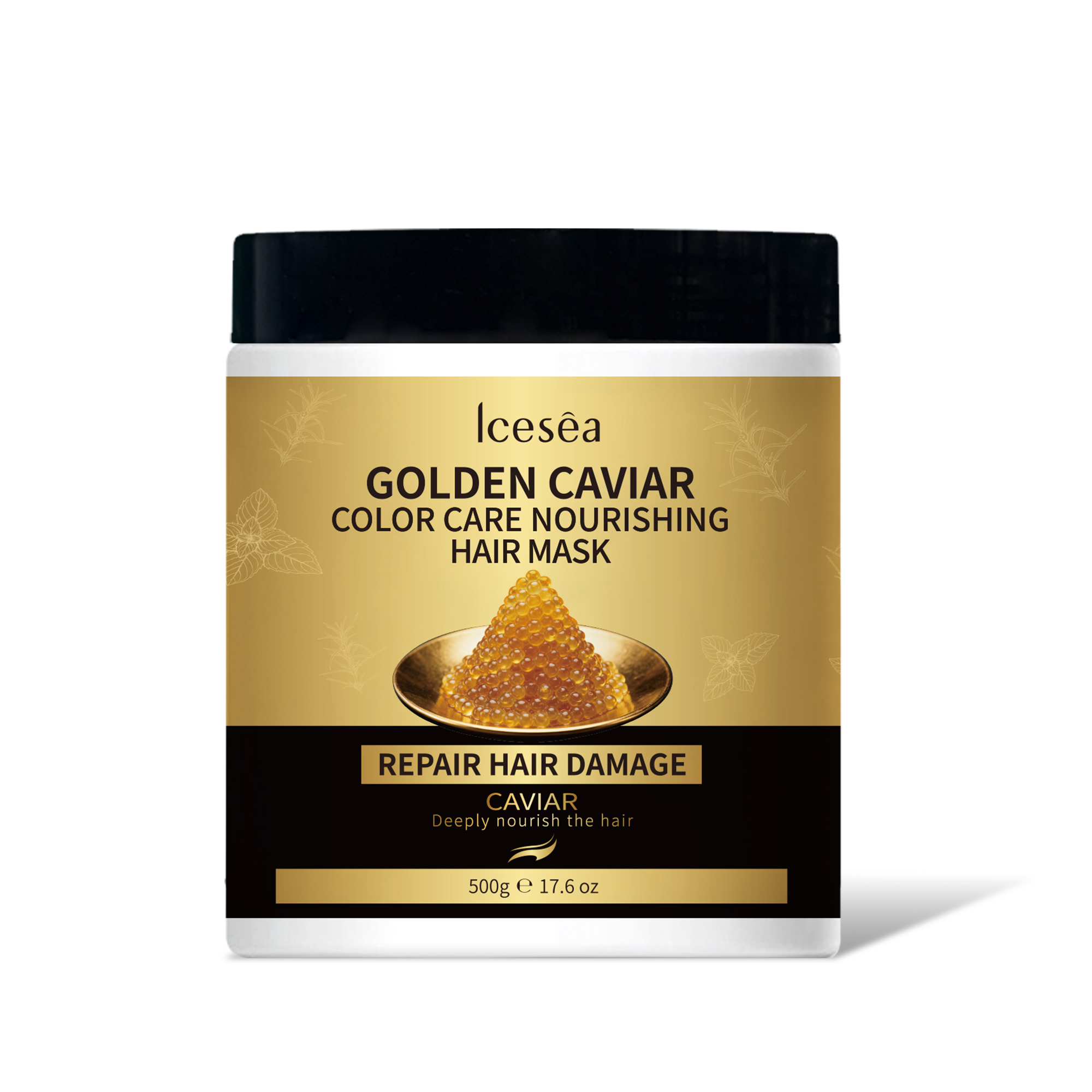 Icesea Golden Caviar Hair Mask Color Car