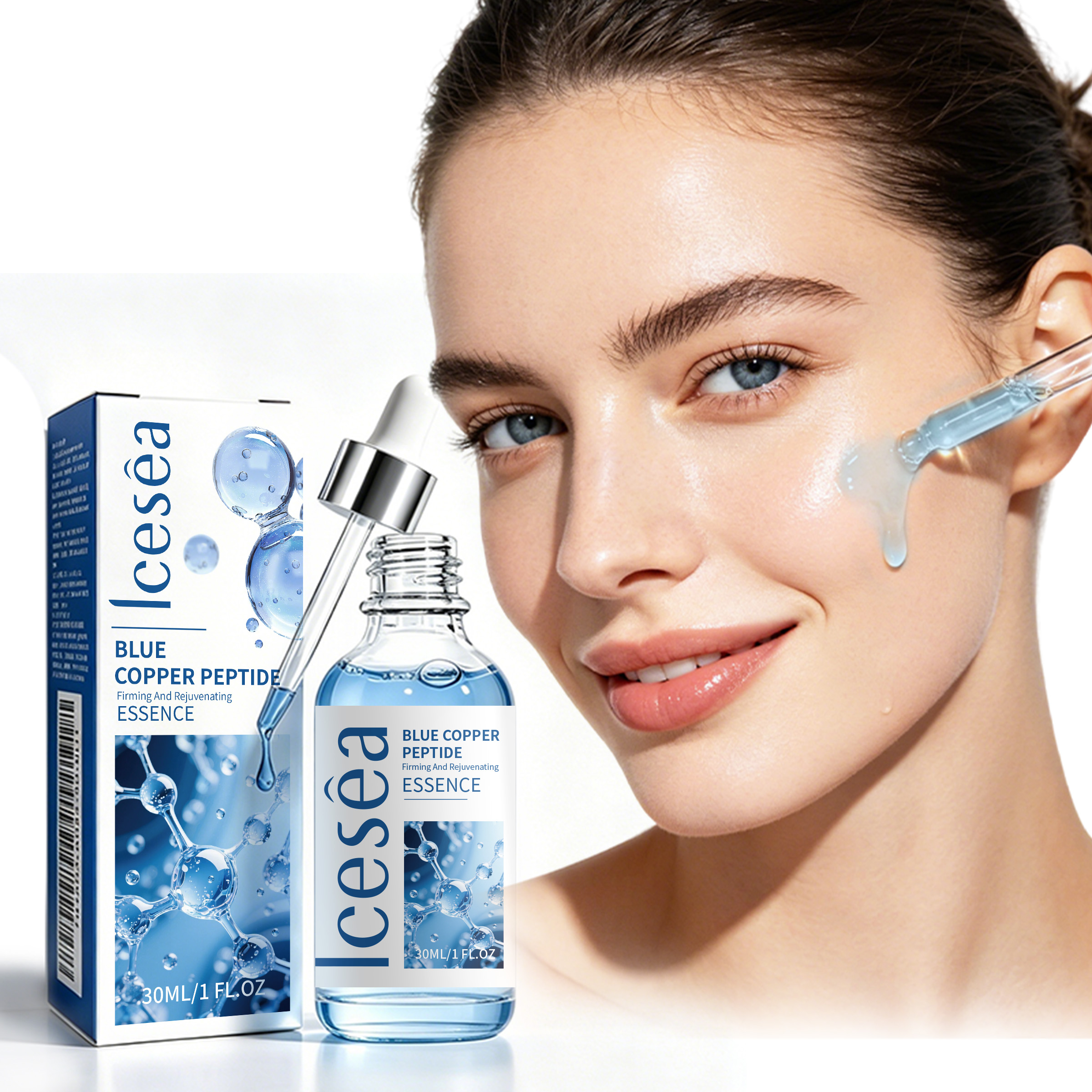 Icesea Anti-Wrinkle Anti-Aging Vitamin C Glycerin Hyaluronic Acid Liquid Face Moisturizer OEM/ODM(pic1)