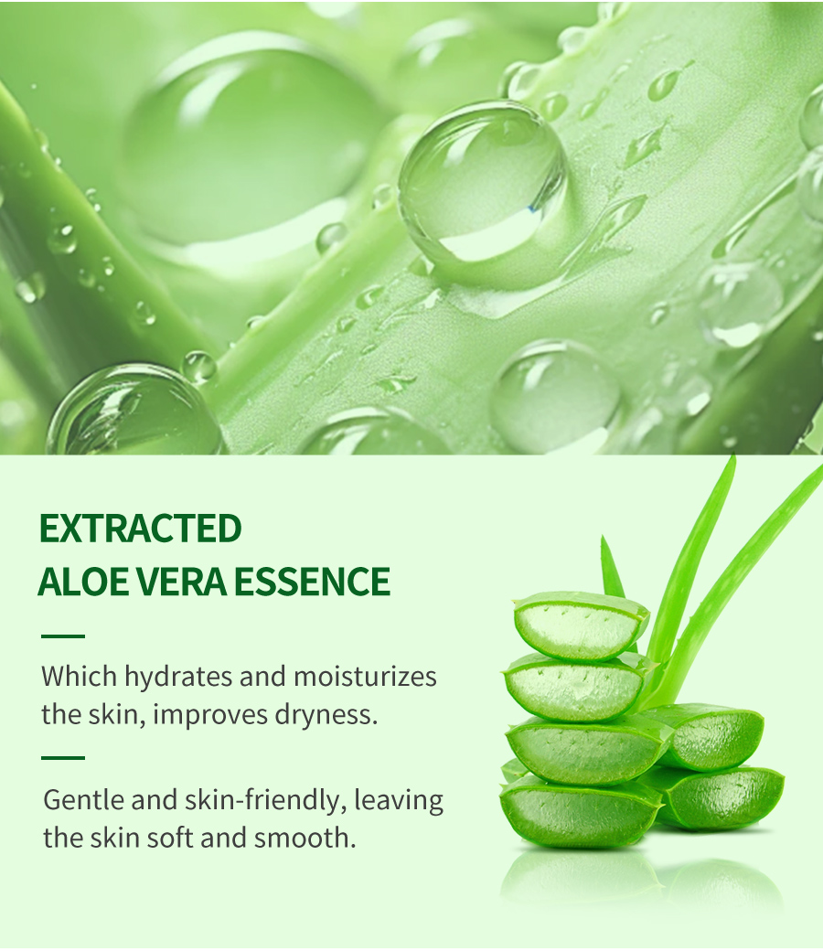 Icesea Aloe Vera Soothing Moisturizing Gel After-Sun Care Hydrating Repair OEM Wholesale(pic4)