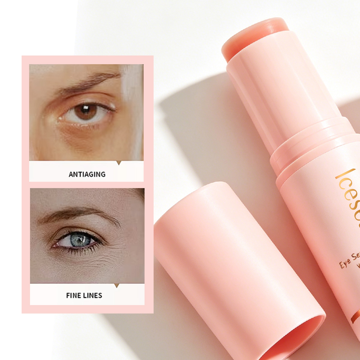 OEM Salmon DNA PDRN Eye Cream Stick Firming Elasticity Hydrating Dark Circles Puffiness Private Label Wholesale(pic2)