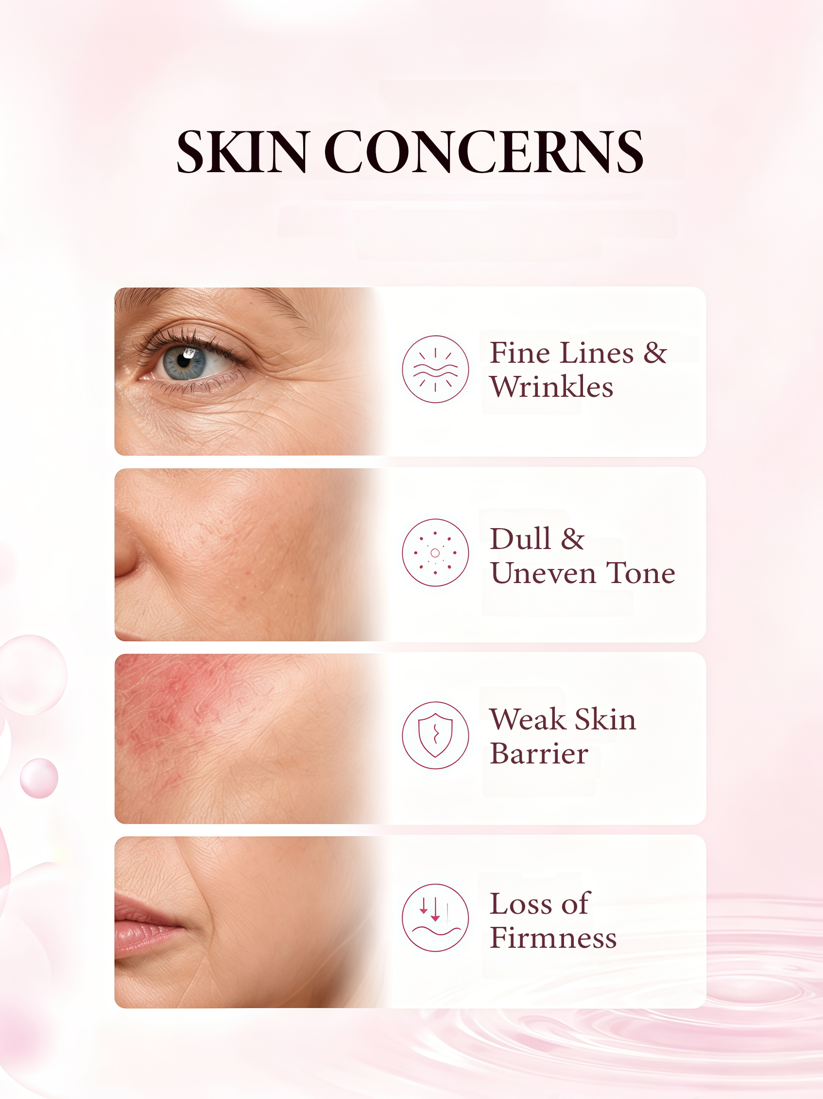 Private Label Niacinamide Peptide Complex Face Serum Anti Aging Anti Wrinkle Firming Moisturizer for All Skin Types OEM(pic2)